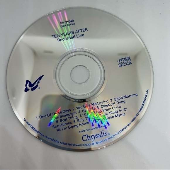 EUC-TEN Years After ALVIN LEE Recorded Live in 1973 RARE USA Chrysalis F2 21049 - Picture 5 of 9